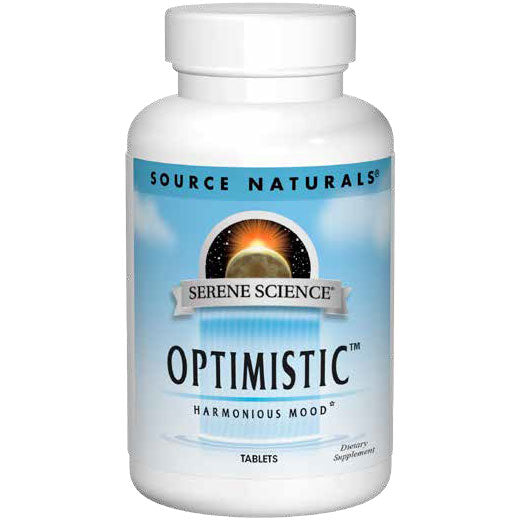 Serene Science Optimistic, Mood Health Supplement, 30 Tablets, Source Naturals