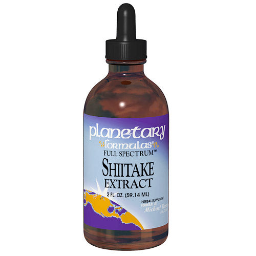 Shiitake Mushroom Liquid Extract Full Spectrum 2 fl oz, Planetary Herbals