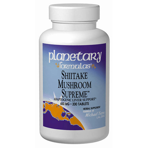 Shiitake Mushroom Supreme 200 tabs, Planetary Herbals