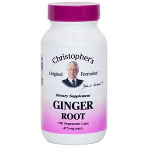 Ginger Root Capsule, 100 Vegicaps, Christopher's Original Formulas