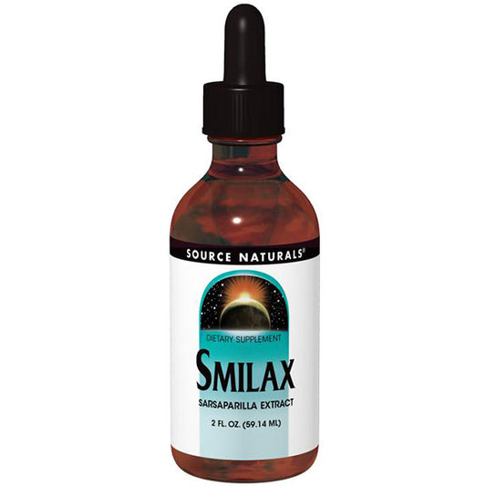 Smilax Sarsaparilla Extract Liquid, 2 oz, Source Naturals