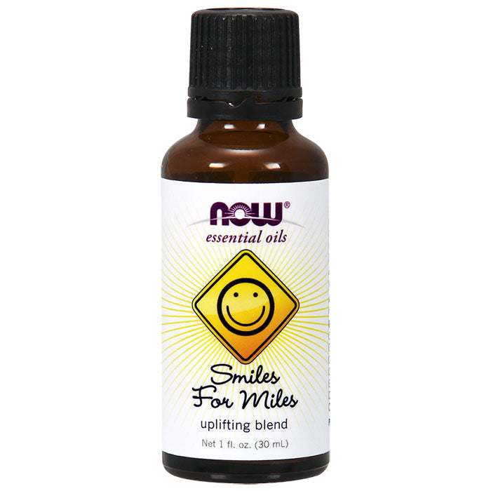 Smiles for Miles Essential Oil Uplifting Blend, 1 oz, NOW Foods