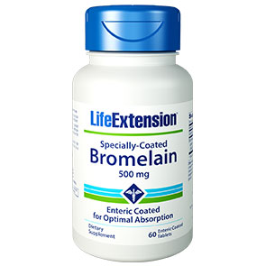 Specially-Coated Bromelain, 60 Enteric Coated Tablets, Life Extension