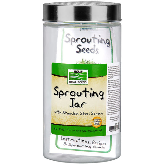 Sprouting Jar for Sprouting Needs, NOW Foods