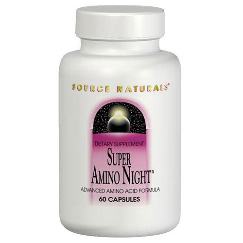 Super Amino Night, Advanced Amino Acid, 60 Capsules, Source Naturals