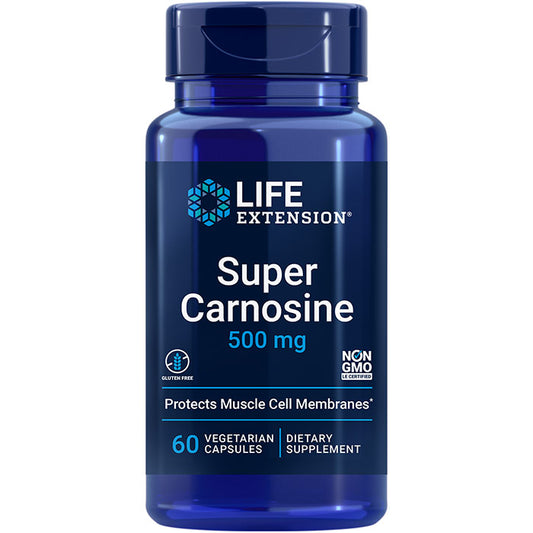 Super Carnosine, 500 mg, 60 Vegetarian Capsules, Life Extension