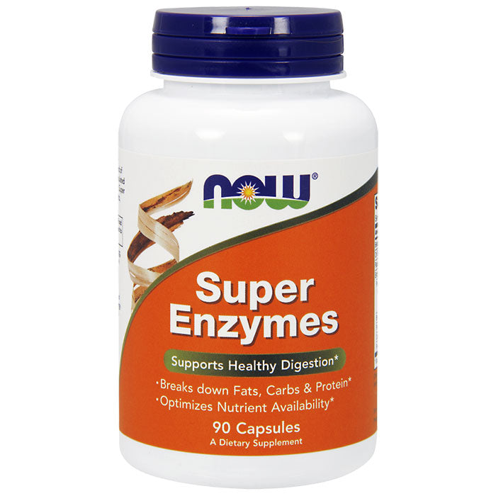 Super Enzymes Caps, 90 Capsules, NOW Foods