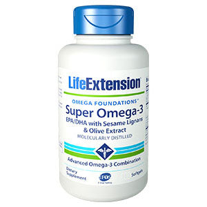Super Omega-3, Fish Oil Concentrate Blend, 60 Softgels, Life Extension