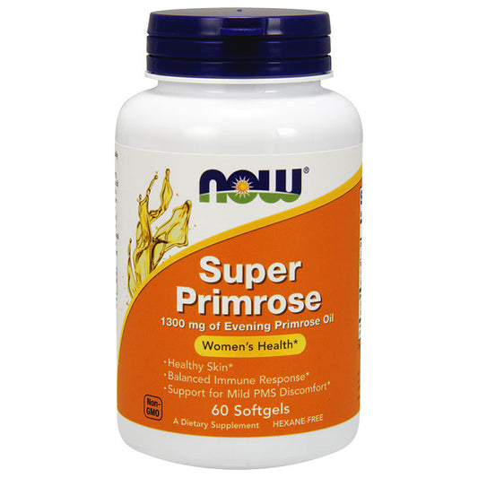 Super Primrose 1300mg, Women's Health, 60 Softgels, NOW Foods