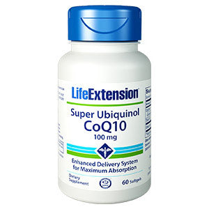 Super Ubiquinol Coq10 100 mg, 60 Softgels, Life Extension