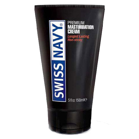 Swiss Navy Premium Masturbation Cream, 5 oz, MD Science Lab
