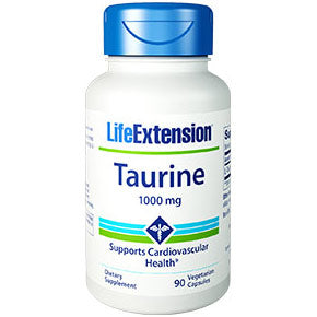 Taurine 1000 mg, 90 Vegetarian Capsules, Life Extension