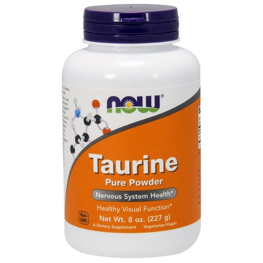 Taurine Powder 8 oz, NOW Foods