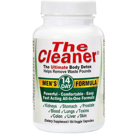 The Cleaner Body Detox, Men's 14-Day, 104 Capsules, Century Systems Inc