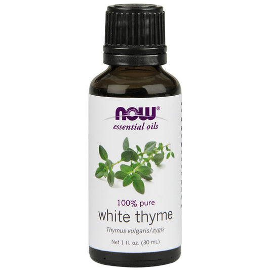 White Thyme Oil, Pure Essential Oil, 1 oz, NOW Foods