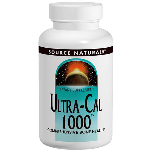 Ultra-Cal 1000, Comprehensive Bone Health, 60 Capsules, Source Naturals