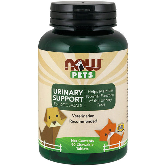 Urinary Support, For Cats & Dogs, 90 Chewable Tablets, NOW Foods