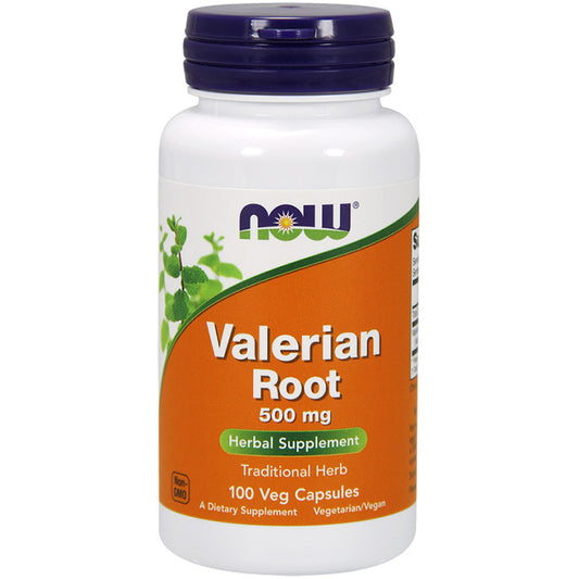 Valerian Root 500 mg, 100 Capsules, NOW Foods