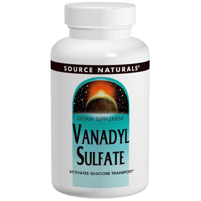 Vanadyl Sulfate 10 mg, Value Size, 200 Tablets, Source Naturals