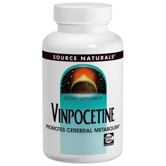 Vinpocetine 10 mg, Value Size, 240 Tablets, Source Naturals