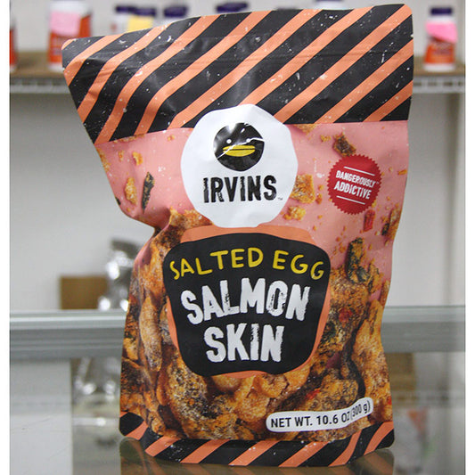Irvins Salted Egg Salmon Skin, 10.6 oz (300 g)