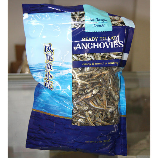 Sea Temple Snacks Ready To Eat Anchovies, 14.1 oz (400 g)
