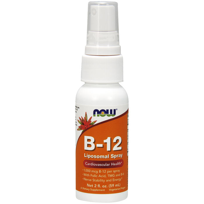 Vitamin B-12 Liposomal Spray, 2 oz, NOW Foods