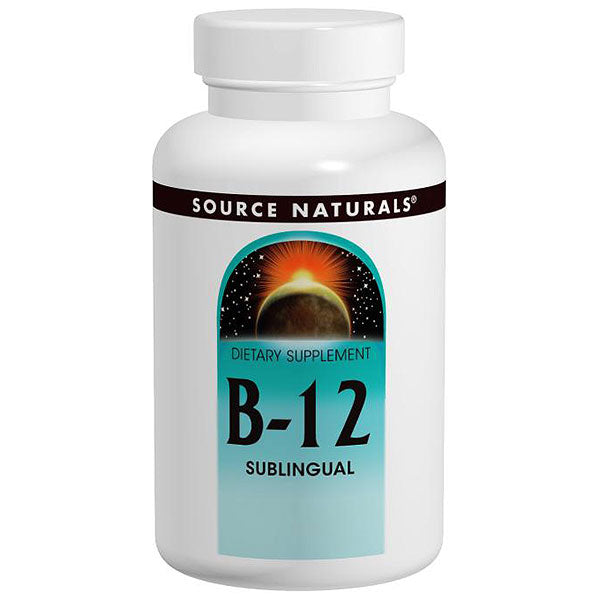 Vitamin B-12 (Vitamin B12) Sublingual 2000mcg 100 tabs from Source Naturals