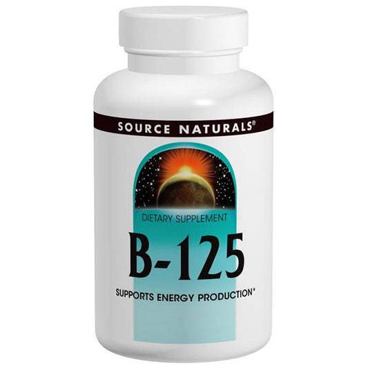 Vitamin B-125 B Complex Yeast Free 125mg 90 tabs from Source Naturals