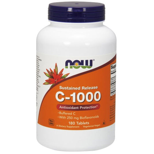 Vitamin C-1000 Complex 180 Tabs, NOW Foods