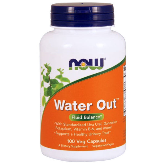 Water Out, Herbal Diuretic, 100 Vcaps, NOW Foods