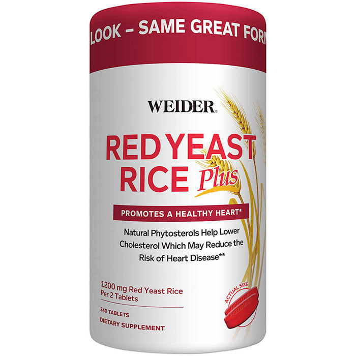 Weider Red Yeast Rice Plus, 240 Tablets