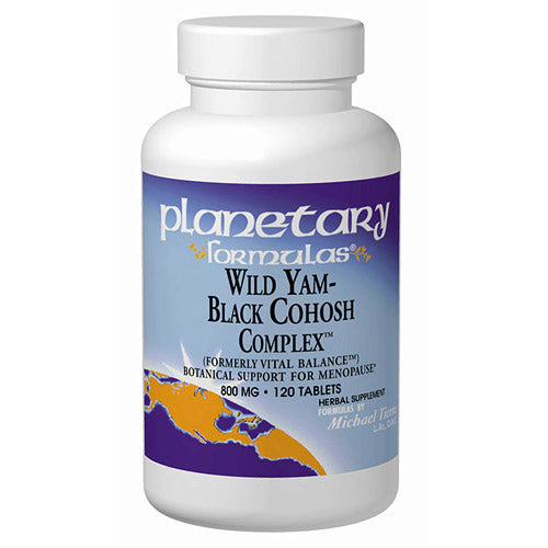 Wild Yam-Black Cohosh Complex 60 tabs, Planetary Herbals