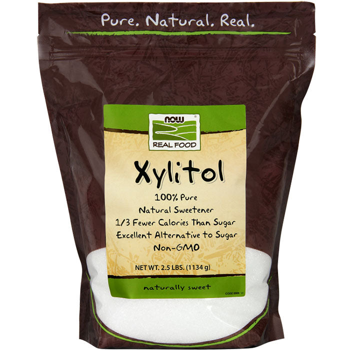 Xylitol Powder, Excellent Alternative to Sugar, 2.5 lb, NOW Foods