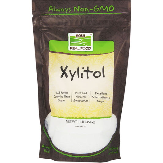 Xylitol Powder, Natural Sweetener, 1 lb, NOW Foods