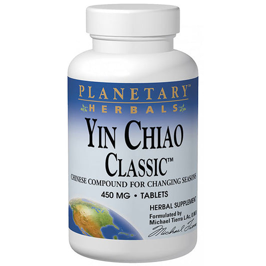 Yin Chiao Classic Chinese Herbal Formula 60 tabs, Planetary Herbals