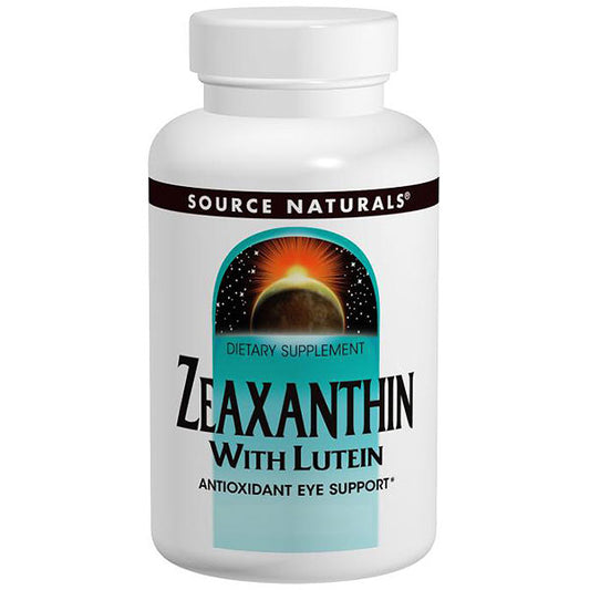 Zeaxanthin with Lutein, Antioxidant Eye Support, 120 Capsules, Source Naturals