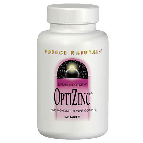 OptiZinc Zinc Monomethionine 30mg 240 tabs from Source Naturals